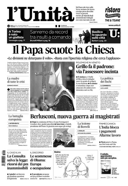 L'Unità : organo centrale del Partito comunista italiano
